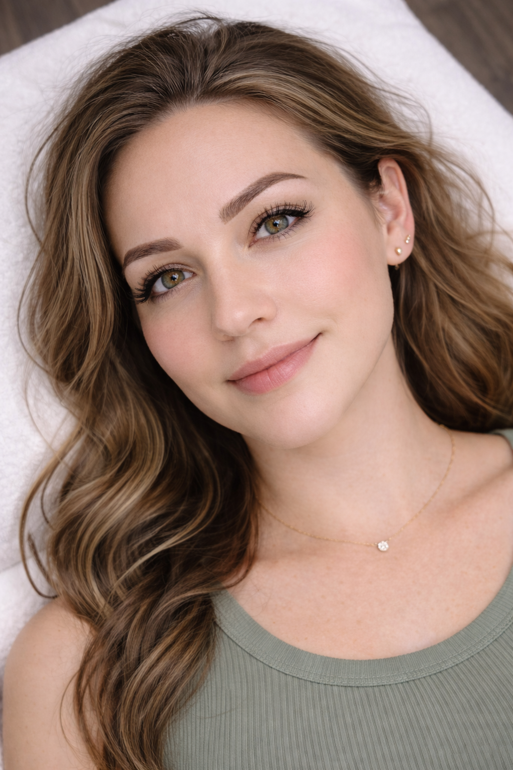 Beautiful natural-looking microbladed eyebrows result