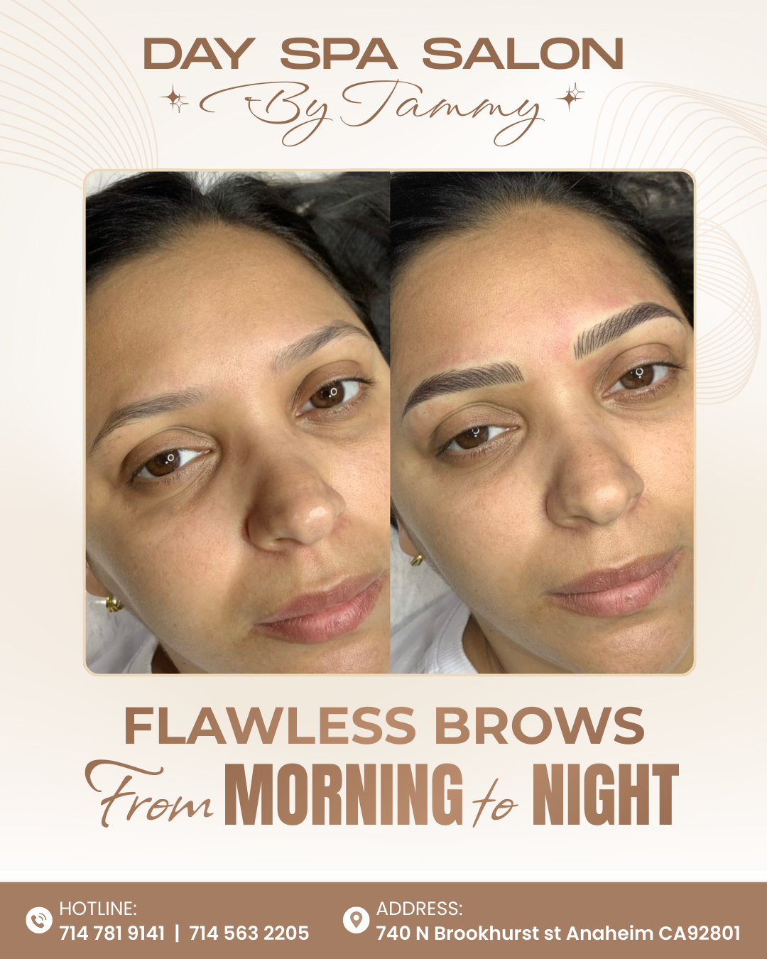 Flawless brows from morning to night