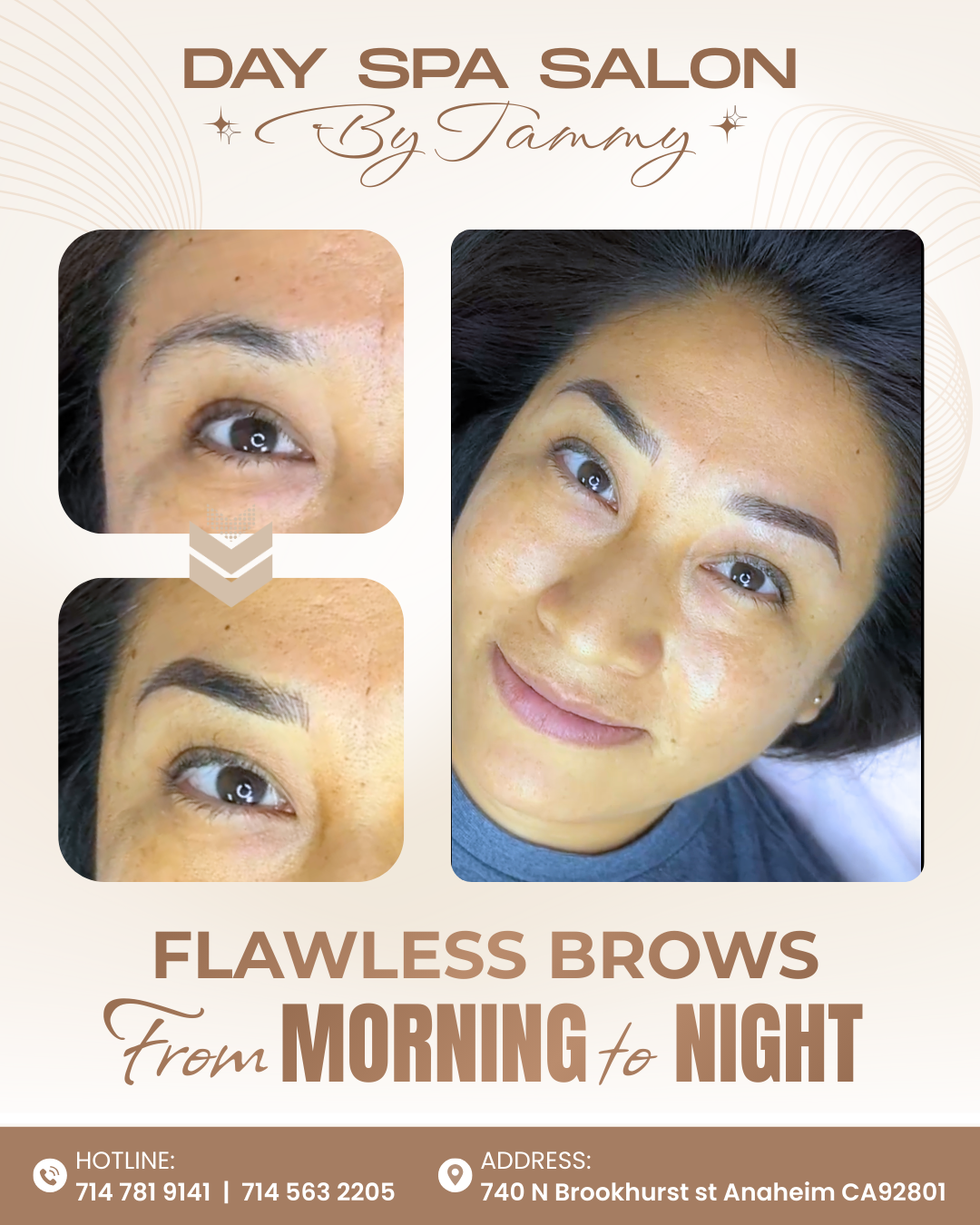 Flawless brows from morning to night